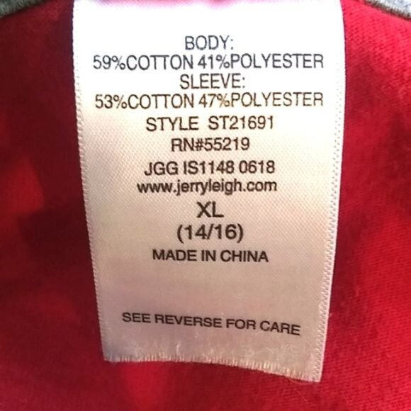 Disney Minnie Mouse Girls Long Sleeve Graphic Top With Star Sleeves Size XL (14/ - Picture 7 of 8